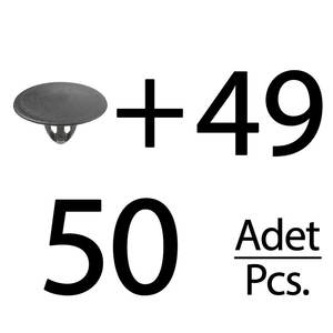 คลิปฉนวนฝากระโปรงหน้า50ชิ้นสำหรับตัวยึดและคลิปรถยนต์โตโยต้า - Product Image 1