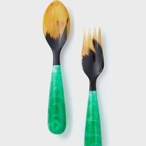 Juego de Servidores de Ensalada de Resina 100% para Uso Doméstico y Hotelero, Incluye Cuchara de Helado para Servir Ensaladas - Product Image 1