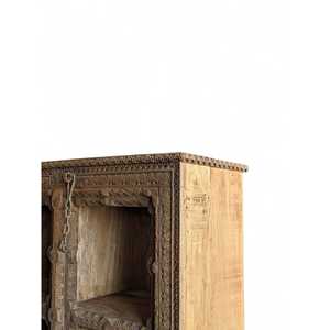 <b>Rustic</b> Wooden <b>Bookshelf</b> for Home Office Living Room Bedroom School Hotel with Durable Metal Construction Bookcases Cabinet - Product Image 3