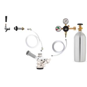 Cilindro de aluminio de 5 lb (5 kg) para CO2 con válvula CGA320, sistema de dispensación de bebidas, botella de gas para dispensador de cerveza (kegerator) - Product Image 6