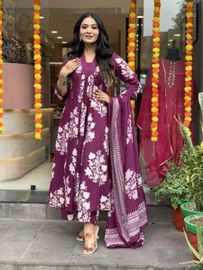 Ensemble de 3 pièces Anarkali indien ethnique unique et magnifique pour les cérémonies festives et de mariage à prix de gros - Product Image 5