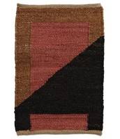 Eco-friendly Home Jute Rugs and Hemp Beige and Brown Rectangle Naturals Style Solids Pattern Hand Woven Area Rug and Carpet