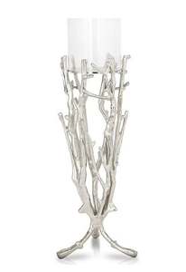 Tall Aluminum Votive <b>Holder</b> Golden Eco-Friendly Home Wedding Tabletop Decoration <b>Glass</b> <b>Cylinder</b> Customizable - Product Image 2