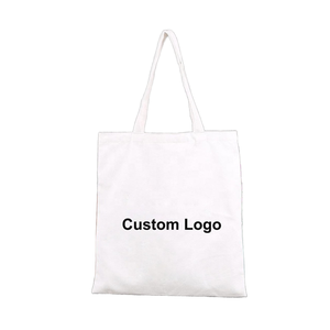 Sac fourre-tout en toile personnalisé avec impression du logo sac à provisions en coton recyclé naturel sac en coton à poignée écologique - Product Image 6