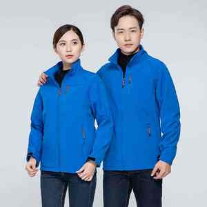 Veste d'extérieur rembourrée de haute qualité OEM pour hommes et femmes, coupe-vent, veste zippée - Product Image 3