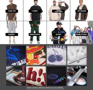 เสื้อยืดพิมพ์ลายกราฟิกสำหรับผู้ชายเสื้อยืด100% โอเวอร์ไซส์ผ้าคอตตอนขนาดใหญ่เสื้อผ้าผลิตตามสั่ง - Product Image 6