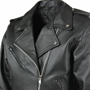 เสื้อแจ็กเก็ตหนังผู้ชายทำจากวัสดุคุณภาพดีโลโก้ตามสั่งทำ2023 - Product Image 6