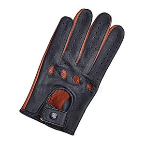 High Quality Durable Soft Genuine Leather Wrist-Length Driving <b>Gloves</b> <b>Touch</b> <b>Screen</b> Feature Needle Detection Plain Style Daily - Product Image 5