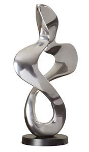 Sculpture métallique abstraite à grande échelle créée par des artistes contemporains pour les espaces publics et les installations urbaines - Product Image 2