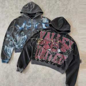 Compteur spécial sweat à capuche imprimé bouffant personnalisé 4000GSM vrac vente en gros basique coton écologique confortable impression sweat à capuche - Product Image 1