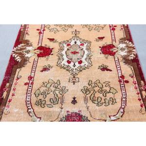 พรมวินเทจขนาด 3.9x7.8 ฟุต พรมตุรกี พรมเปอร์เซียสีน้ำตาลแดง - Product Image 5