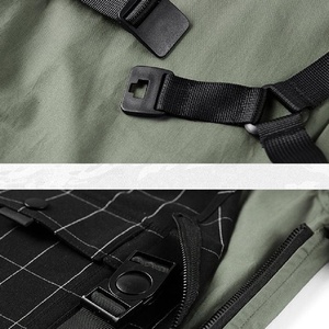 Camiseta Cyberpunk de dos piezas Techwear, chaqueta impermeable y transpirable, camiseta tecnológica con logotipo personalizado, ropa de calle Ninja, camiseta Techwear - Product Image 5