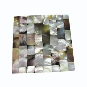 Sous-verres en nacre de qualité supérieure Ensemble de sous-verres en incrustation de coquillages élégants faits à la main pour table à manger de salon et cadeaux de mariage - Product Image 6