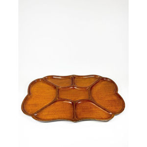 Vaisselle de qualité supérieure Restaurant Plateau de fruits Maison et ustensiles de cuisine Assiette de grésillement de fruits secs en bois de bambou - Product Image 5