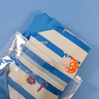 Sac de rangement pour maillots de bain en PVC transparent prêt à être expédié, sac à fermeture éclair en PVC, organisateur de voyage pour la plage, les sports nautiques, les maillots de bain, les bikinis, sac d'emballage