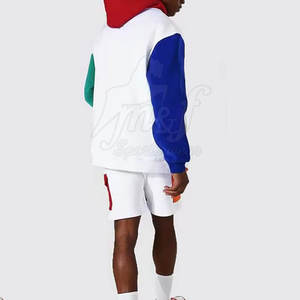 Ensemble sweat à capuche et short d'hiver athlétique pour homme, coupe confortable et matière respirante avec col à capuche - Product Image 2