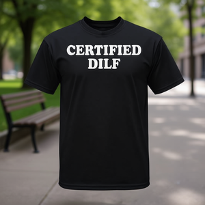 T-Shirt Certificata DILF, Idea Regalo Promozionale Premium - Product Image 3