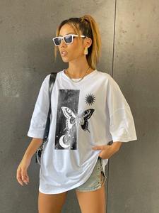 Nuevas camisetas de moda para mujer, camisetas casuales de Color sólido de alta calidad para damas 2025 - Product Image 6