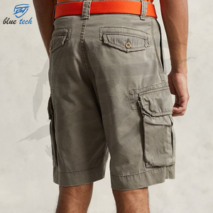 Unisex Heavyweight Cotton Fleece Workout Shorts Soft Fabric Quick Dry Breathable <b>Cargo</b> Pockets For <b>Cargo</b> Shorts - Product Image 5