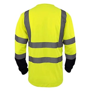 เสื้อสเวตเตอร์แขนยาว Hi VIS เสื้อทำงานกลางแจ้งมองเห็นได้ชัดเจนพร้อมความปลอดภัยสะท้อนแสง - Product Image 2