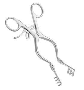 Adson Haute Qualité 320mm Articulé 4x3 Prongs Auto-Retenue Rétracteur Manuel En Acier Inoxydable Source - Product Image 5