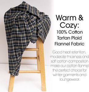 60 pouces 100% tissé imprimé coton tissu 180gsm cardé fil Tartan Plaid motif écossais motif traditionnel rideaux" - Product Image 3
