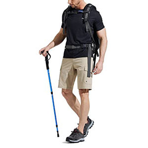 Men's Quick Dry Golf <b>Shorts</b> Hiking <b>Cargo</b> 6 Pockets Travel Fishing Stretch <b>Lightweight</b> Cotton Water Resistant Pattern Decorated - Product Image 2