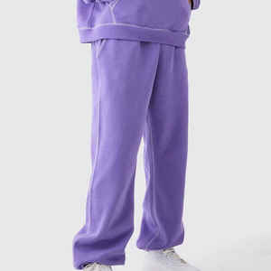 Survêtement 100% coton personnalisé pour hommes avec sweat à capuche surdimensionné XL Fitness vêtements de sport en polaire pour l'hiver respirant logo imprimé vierge - Product Image 6