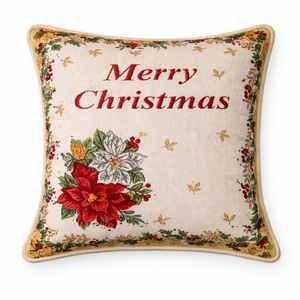 Cojín Clásico Navideño de Jacquard de Algodón y Poliéster con Relleno de Fibra 100% Poliéster - Product Image 3