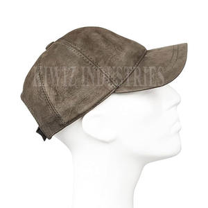 Sombreros de béisbol deportivos de 6 paneles de alta calidad Sombrero de béisbol de gamuza de bajo precio Toda la tasa de venta Sombreros de béisbol de gamuza - Product Image 5