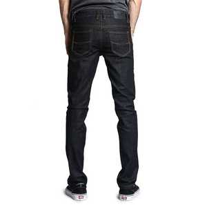 Maden Vintage Men's 15.6oz Selvedge Raw Denim <b>Jeans</b> Wide Leg Trousers with YKK Zipper Fly Straight Fit <b>Jeans</b> for Fall and <b>Winter</b> - Product Image 2