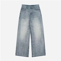 Pantalones Vaqueros de Mezclilla Holgados para Hombre, Estilo Casual Urbano, Hip Hop, con Múltiples Bolsillos, Jeans Cargo