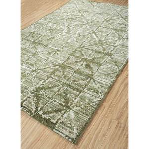 Alfombra de Lana Anudada a Mano Clan Blue, Alfombra Rectangular de Gran Tamaño con Patrón Geométrico para Sala de Estar, Alfombra de Pasillo para Adolescentes-Akwl-1551 - Product Image 2