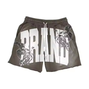 2025 Hot Sale Custom Heavyweight Acid Wash T-Shirt Breathable 2-<b>PC</b> Men's Shorts <b>Set</b> Premium Quality for Summer - Product Image 5