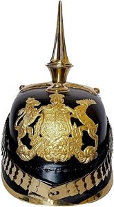 Halloween Cosplay decorativo alemán Pickelhaube casco de cuero Pickelhaube casco prusiano - Product Image 3