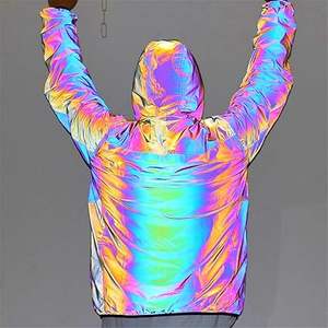 Chaquetas con Cremallera y Franja Reflectante de 3m de Diseño Personalizado, Chaqueta Reactiva al Calor para Hombre, Impermeable y Cortavientos, Fabricante de Chaquetas Reactivas al Calor - Product Image 5