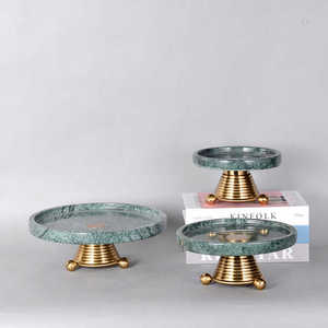 Artisanat 3 Niveaux Gâteau Stand Bambou Plateau De Service Plateau De Fruits Élégant Mariage Cupcake Titulaire En Bois Fromage Plat Salade Assiettes - Product Image 4