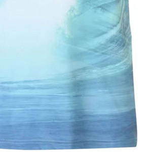 Tamaño de EE. UU. Impresión de transferencia de calor personalizada Algodón/Fibra de bambú Fabricante de Pakistán Camiseta de manga corta con cuello redondo para hombre - Product Image 6