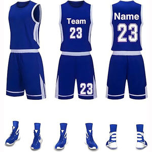 Ensemble d'uniformes de basket-ball personnalisés de haute qualité pour hommes, maillot respirant imprimé par sublimation pour les sports d'été - Product Image 6