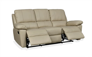 Canapé inclinable en cuir semi-artificiel de la collection italienne - Product Image 2