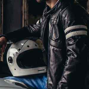 Veste de motard en cuir véritable pour hommes Fournisseur OEM Style de moto conçu pour le confort et la sécurité - Product Image 5