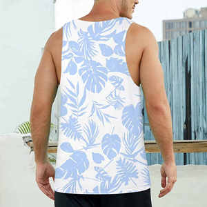 Digital Printing Tanktop Rib Sleeveless 100% Cotton <b>Singlet</b> <b>Mens</b> Blank Solid Vest <b>Men</b> Fitness Tank Top Workout Gym Shirt - Product Image 5