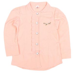 เสื้อเชิ้ตแขนยาวเด็กผู้หญิง - สีชมพู - Product Image 1