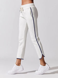 Pantalones Deportivos de Felpa de Algodón para Mujer, Servicio OEM, Cintura Alta, Estilo Campana, Casuales, para Exteriores, Atléticos, para Correr - Product Image 5