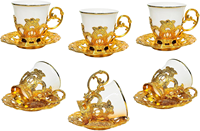 Ensemble de tasses à café et à thé en céramique écologiques de luxe, 12 pièces (couleur personnalisée, logo, emballage, utilisation pour les fêtes)