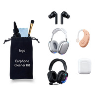 Kit de Limpieza de Auriculares 3 en 1 con Ingredientes Naturales, Fórmula No Tóxica, Limpieza Precisa para AirPods, Estuche de Carga, Puertos de Teléfono y Teclado