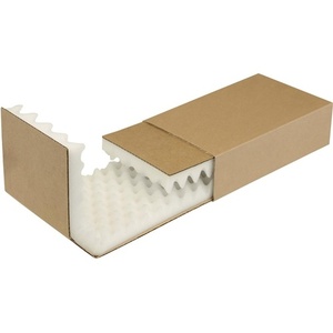 Emballage en mousse alvéolée TRANSPAK, dimensions 272x157x70mm, hauteur de la mousse brune 35mm, matériaux de rembourrage, unité de 62 - Product Image 1