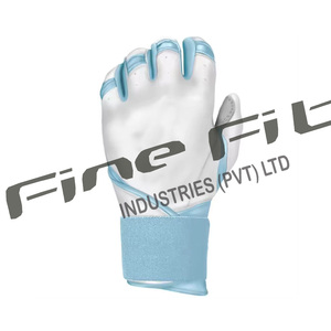 Guantes de bateo de béisbol para adultos personalizables, tela de malla de cuero de cordero duradera, agarre cómodo, entrenamiento deportivo, hebilla de marca personalizada - Product Image 5