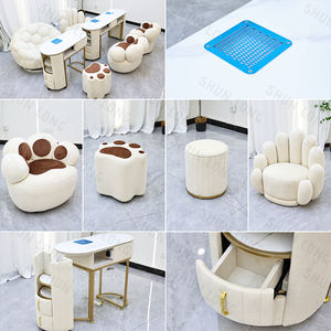 SHULONG, muebles de salón de uñas, sillas de manicura de Metal, <span class=keywords><strong>mesas</strong></span> de manicura, venta al por mayor, mesa de uñas <span class=keywords><strong>para</strong></span> salón de belleza - Product Image 2