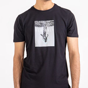 T-shirt en coton pour homme, exportateur OEM |   T-shirt uni personnalisé 2026, streetwear, 100% coton, faible MOQ, livraison rapide, vente en gros à bas prix - Product Image 3